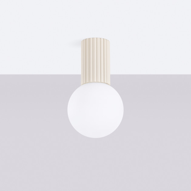 Plafonnier HALO beige IP44