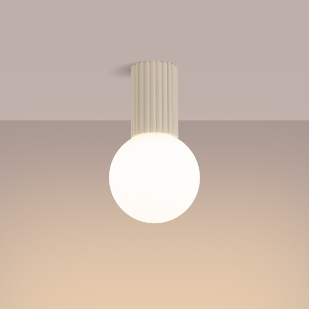 Plafonnier HALO beige IP44