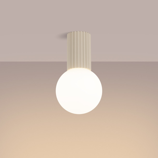 Plafonnier HALO beige IP44