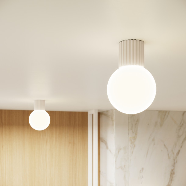 Plafonnier HALO beige IP44