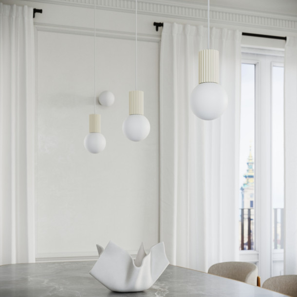 Lampe à poser HALO beige
