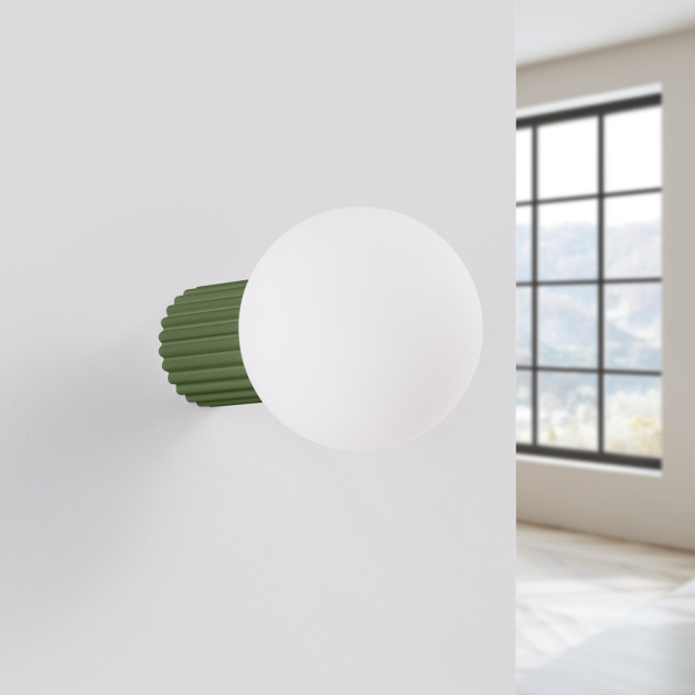Applique HALO vert olive IP44