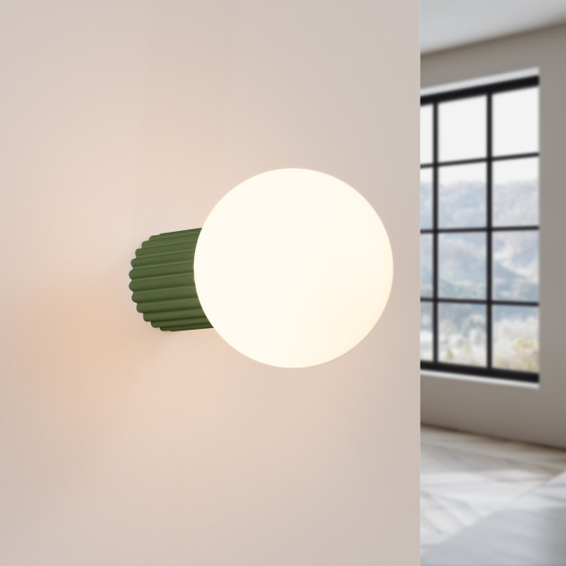 Applique HALO vert olive IP44