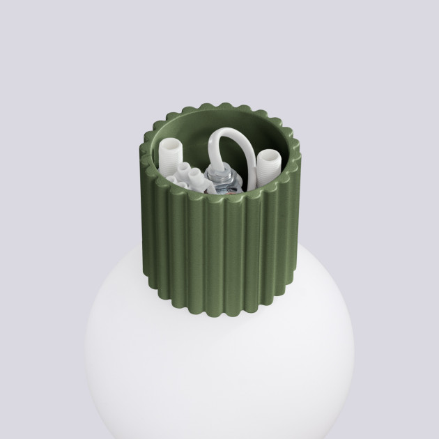 Applique HALO vert olive IP44