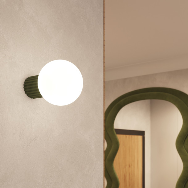 Applique HALO vert olive IP44