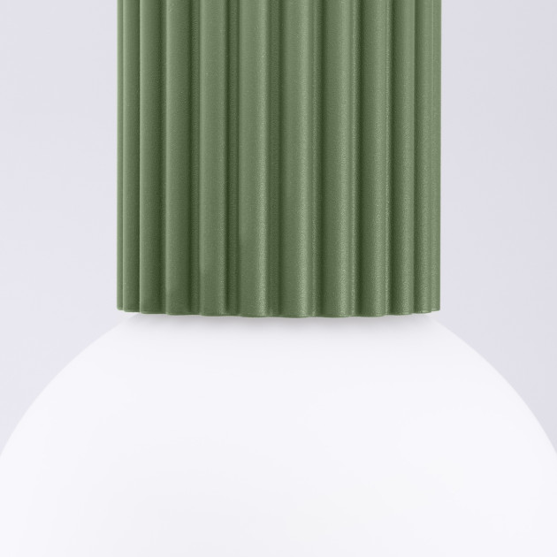 Plafonnier HALO vert olive IP44