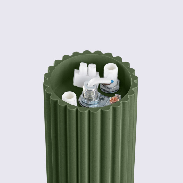 Plafonnier HALO vert olive IP44