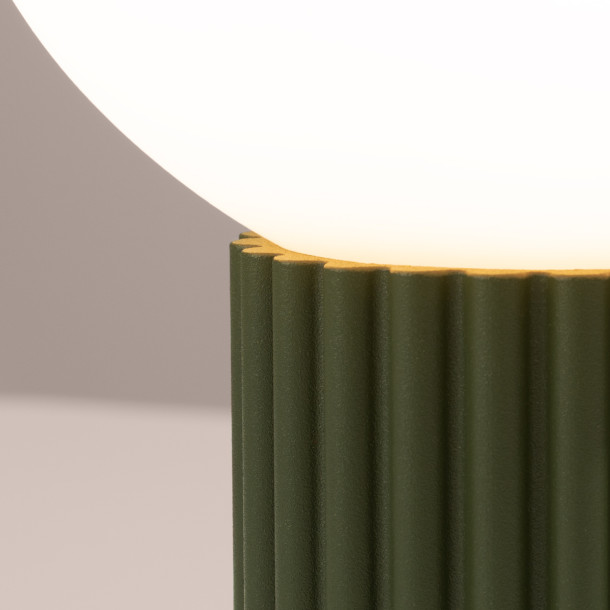 Lampe à poser HALO vert olive