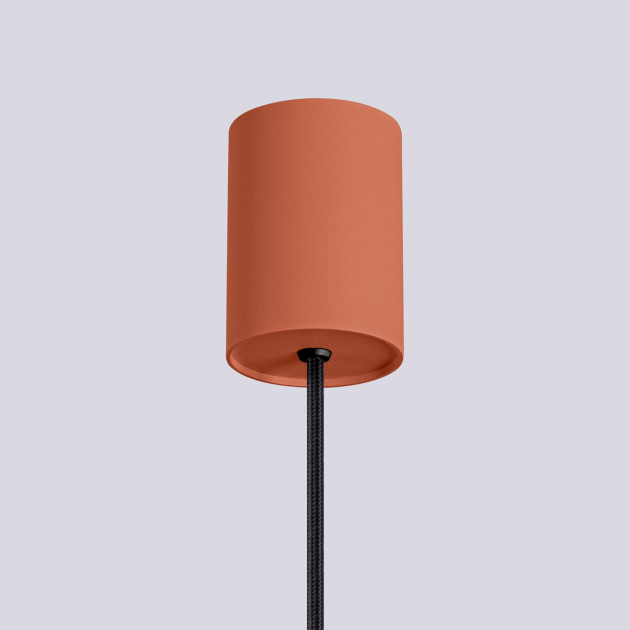 Lampe suspendue HALO 1 rouge ochra