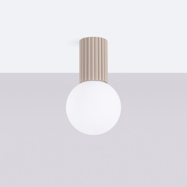 Plafonnier HALO taupe IP44