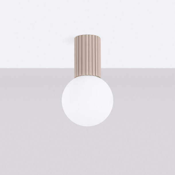 Plafonnier HALO taupe IP44