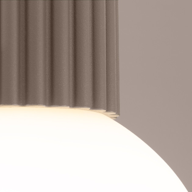 Plafonnier HALO taupe IP44