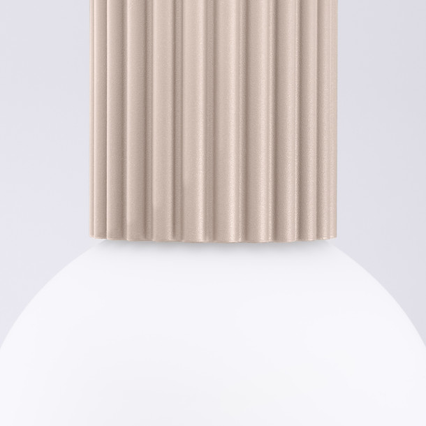 Plafonnier HALO taupe IP44