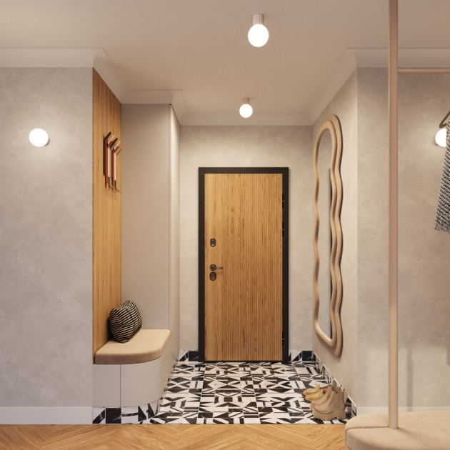 Plafonnier HALO taupe IP44