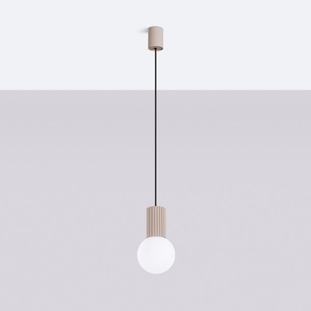 Lampe suspendue HALO 1 taupe