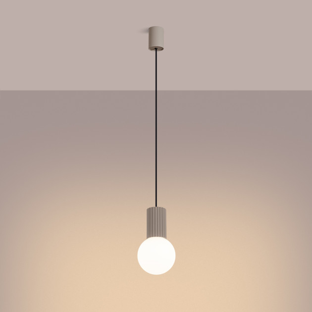 Lampe suspendue HALO 1 taupe