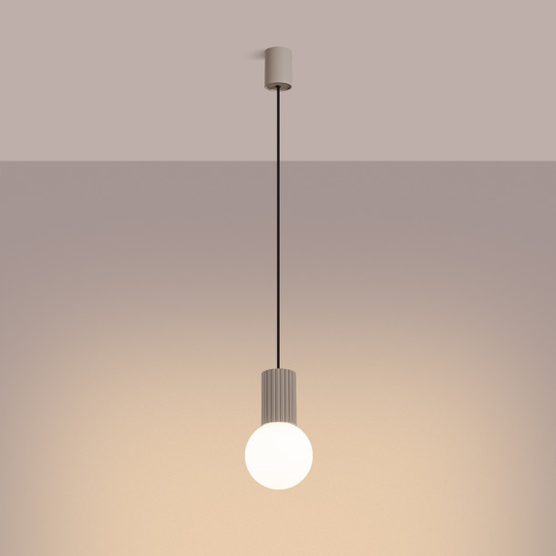 Lampe suspendue HALO 1 taupe