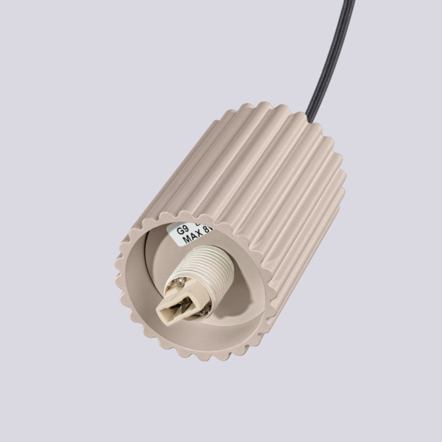Lampe suspendue HALO 1 taupe