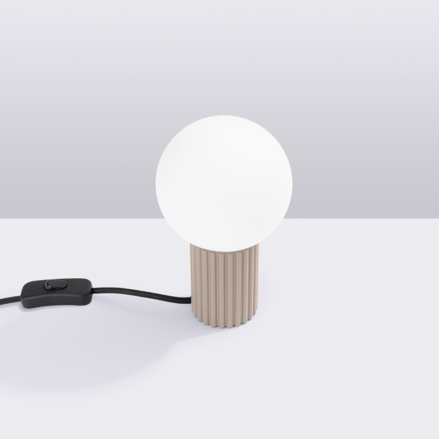 Lampe à poser HALO taupe