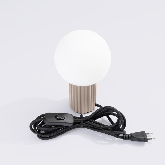 Lampe à poser HALO taupe