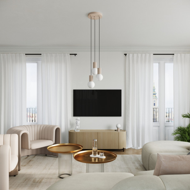 Lampe à poser HALO taupe