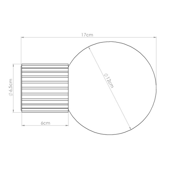 Applique HALO bordeaux IP44