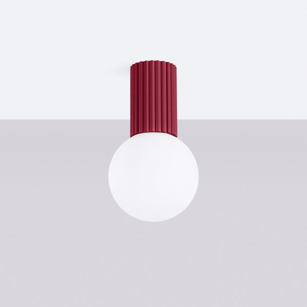 Plafonnier HALO bordeaux IP44