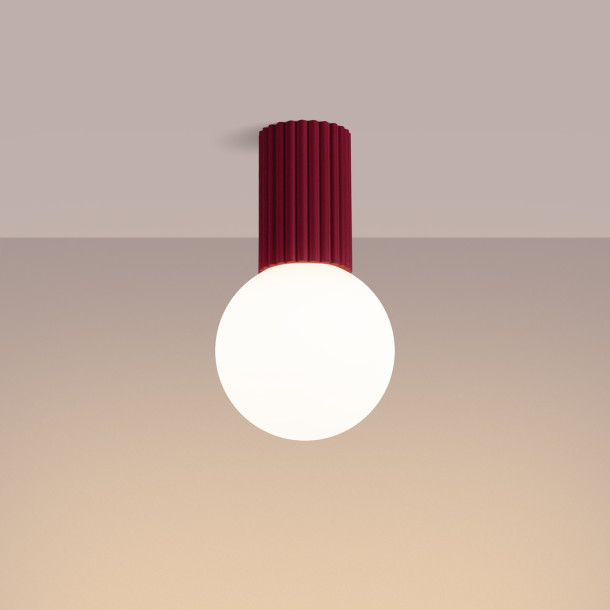Plafonnier HALO bordeaux IP44