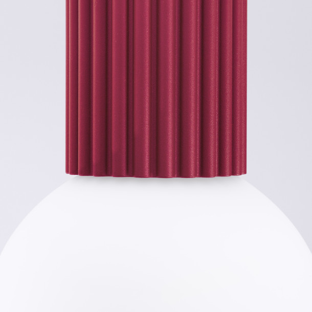 Plafonnier HALO bordeaux IP44