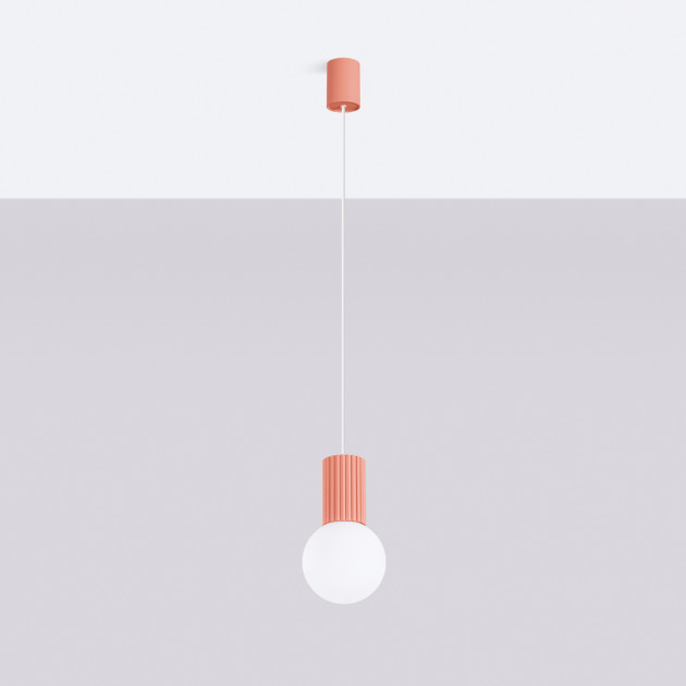 Lampe pendante HALO 1 peach