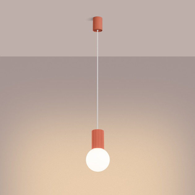 Lampe pendante HALO 1 peach