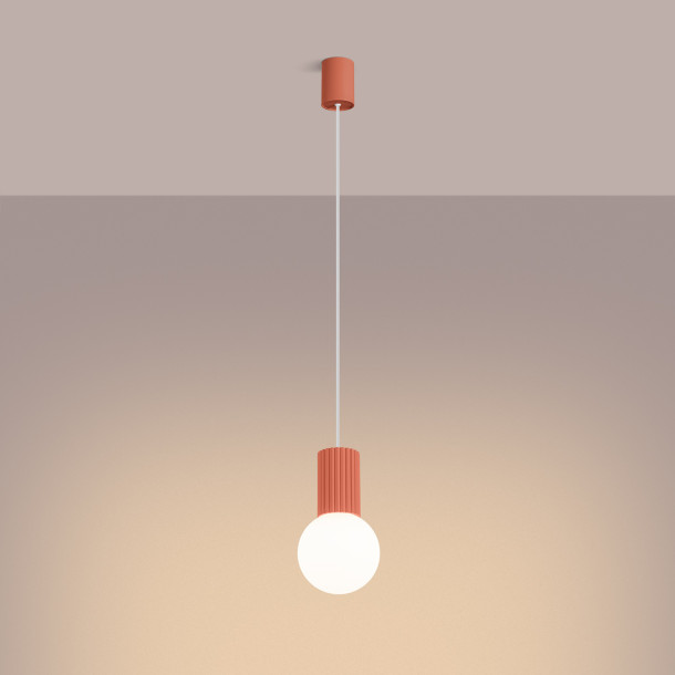 Lampe pendante HALO 1 peach
