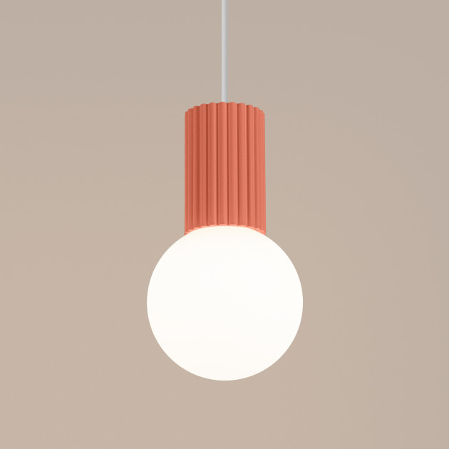Lampe pendante HALO 1 peach