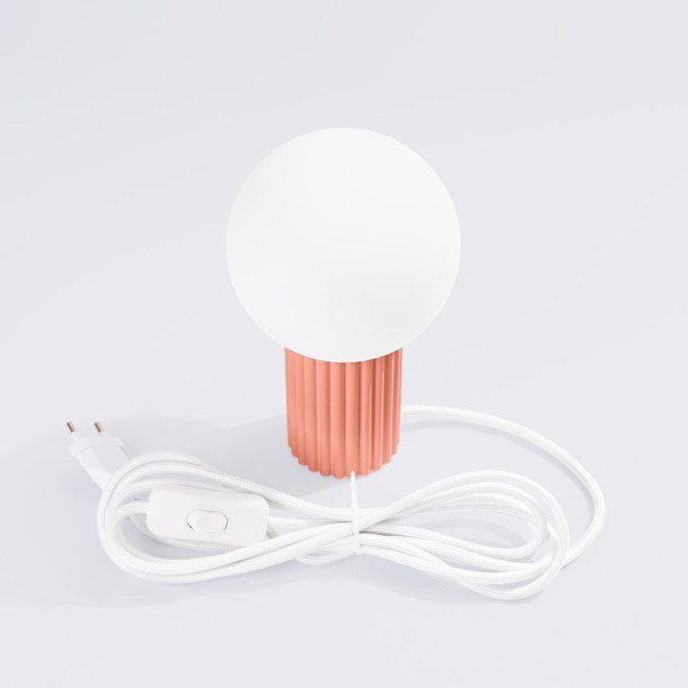 Lampe à poser HALO peach