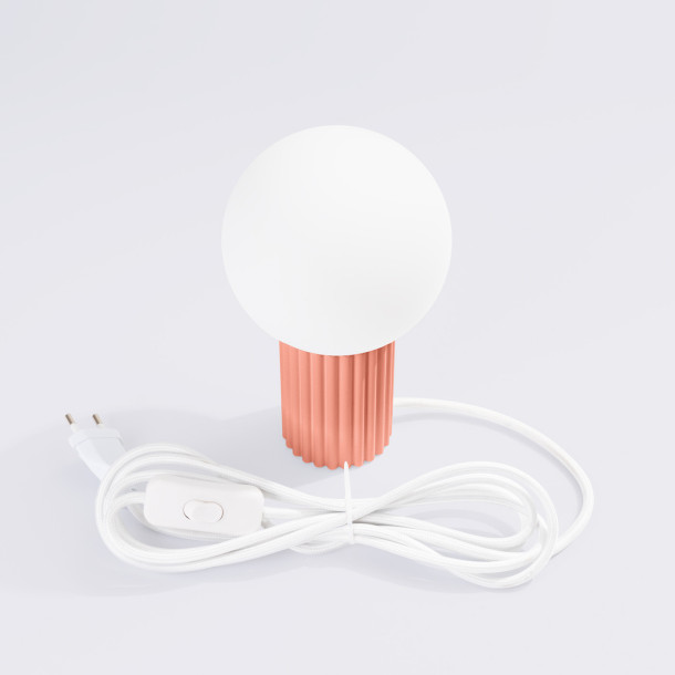 Lampe à poser HALO peach